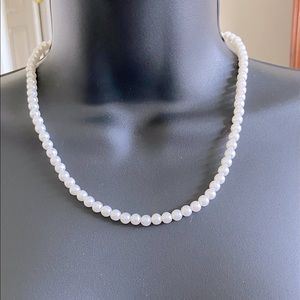 Faux pearls 17”